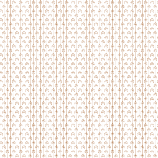 Arrow Pattern Wrapping Paper, Terracotta on White